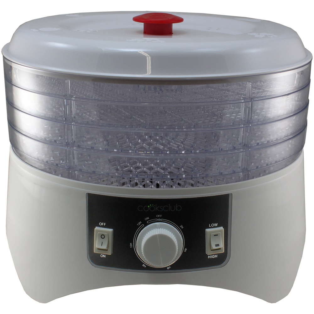 COOKS CLUB ELECTRIC FOOD DEHYDRATOR WITH TIMER PLUS 2 FAN SETTINGS