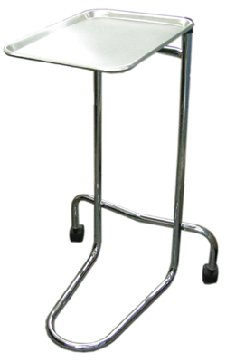MAYO DOCTOR MEDICAL INSTRUMENT STAND DOUBLE POST TRAY