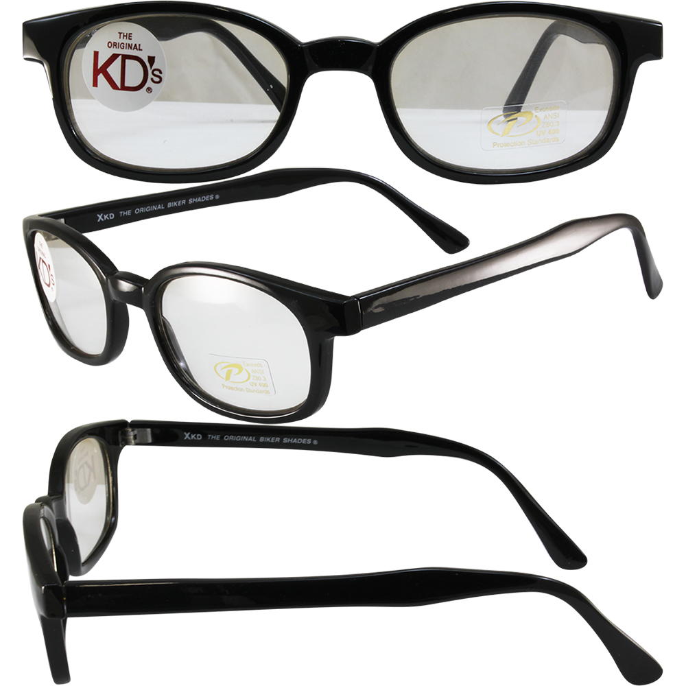 XKD Original KD's BLUE LENS Sunglasses Motorcycle Glasses with Pouch